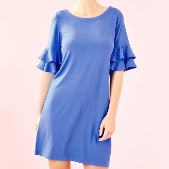 Lilly Pulitzer Dresses & Skirts - 🏖NWT Lilly Pulitzer coastal blue  Lula dress sz L